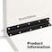 Redunest L Bracket Heavy Duty Corner Brace 4 Pack 8 Metal Shelf Bracket Angle Bracket for Shelves Black Metal Braces for Wood200mm Overall Length