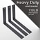 WINKER Shelf Brackets 12 Inch Wall L Brackets 4PCS Heavy Duty for Shelves Metal Black Rustic Industrial Brackets for DIY Opening Shelves Project Hardware Included
