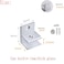 BYDGUMEI Silver Glass ClipAluminum Alloy Mirror Floating Glass ClipF Shape Short Clamp Installation Wall Mounted Glass Bracket Hardware Accessories Suitable for 1012mm Thick Glass4 pcs