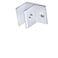 BYDGUMEI Silver Glass ClipAluminum Alloy Mirror Floating Glass ClipF Shape Short Clamp Installation Wall Mounted Glass Bracket Hardware Accessories Suitable for 1012mm Thick Glass4 pcs