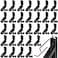 Socpuro 30Pcs 2020 Series LShape Interior Inside Corner Connector 90 Degree Zinc Alloy Corner Joint Bracket with Screws and Wrench for Aluminum Extrusion Profile Slot 6mm Black