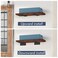 Starunder 12 Pack Floating Shelf Brackets 10 Inch Heavy Duty Industrial Shelf Bracket Black Metal L Brackets for Shelves Support DIY15 Inch Thicked