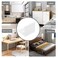 The Lord of the Tools 100PCS Furniture Corner Brace Plastic Angle Corner Bracket 4Hole Right Angle Board Holder L Shape Corner Support for Table Box Cabinet White