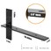 TPSHKE 2 Pack Free Hanging T Shelf Bracket 18Lx212W Granite Countertop Support Bracket 38Thick Solid Heavy Duty Steel Knee Wall Hidden Brackets Floating Wall Mounted Computer Desk DIY Project