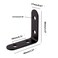 Ulifestar ULIFESTAR Corner Bracket Shelf BracketHeavy Duty Black Stainless Steel L Corner BraceRight Joint Angle Brackets Floating Shelf Supports Wall Hanging Fastener 8 Pack Black 16