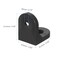 uxcell 20Pcs 90 Degree Plastic Corner Braces 166x234x234mm Nylon Shelf Right Angle Brackets with Screws for Cabinets Cupboards Black