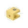 uxcell Glass Shelf Clamp 2Pcs Brass Glass Clamp for 58mm Thick Glass Adjustable Glass Shelf Bracket Support Holder Gold