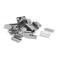 uxcell Home Cabinet Drawer Door 29mmx14mmx85mm L Shaped Metal Lock Strike Plate 40pcs