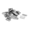 uxcell Home Cabinet Drawer Door 29mmx14mmx85mm L Shaped Metal Lock Strike Plate 40pcs