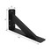 Wdwlbsm 2Pcs Heavy Duty 12 Inch Shelf Brackets Steel Mantel Countertop Support Brackets for Tops Cabinetry