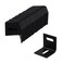 Wealrit Pack of 30 Black L Shape Adjustable Corner Braces Right Angle Brackets 2 Slotted Mounting Brackets 1 x 1 x 1