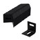 Wealrit Pack of 30 Black L Shape Adjustable Corner Braces Right Angle Brackets 2 Slotted Mounting Brackets 1 x 1 x 1