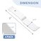 Trdzi Wire Shelf Corner Support Bracket for ClosetMaid 1001 Ventilated Wire Shelving Corner Support 4 Pieces