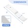 Trdzi Wire Shelf Corner Support Bracket for ClosetMaid 1001 Ventilated Wire Shelving Corner Support 4 Pieces