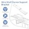 Trdzi Wire Shelf Corner Support Bracket for ClosetMaid 1001 Ventilated Wire Shelving Corner Support 4 Pieces