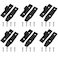 Xhziy black top and bottom fasteners cabinet panel clamps panel mounting fasteners furniture hanging accessories for Roman post cabinet panel 6set 267 063 inches