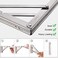 YUMORE Folding Shelf Bracket 14Heavy Duty Stainless Steel Collapsible ShelfBracket Max Load 330lbs Wall Mounted Table Support Hinge for SpaceSaving DIY Work Bench with Install Screws Pack of 2