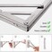 YUMORE Folding Shelf Bracket 14Heavy Duty Stainless Steel Collapsible ShelfBracket Max Load 330lbs Wall Mounted Table Support Hinge for SpaceSaving DIY Work Bench with Install Screws Pack of 2