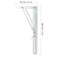ZEONHAK 6 PCS 12 Inch Folding Shelf Brackets White Collapsible Shelf Bracket White Heavy Duty Triangle Folding Angle Bracket Metal Folding L Brackets for Shelves Table Max Load 132 lbs Black