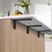 ZWanPing Hidden Countertop Support Brackets3 Pack Countertop Brackets Heavy Duty Hidden Floating L Shelf Brackets 38 Inch Thick Shelving Support Metal Hardware for Mantel Granite Countertop 16 Inch