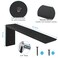 ZWanPing Hidden Countertop Support Brackets3 Pack Countertop Brackets Heavy Duty Hidden Floating L Shelf Brackets 38 Inch Thick Shelving Support Metal Hardware for Mantel Granite Countertop 16 Inch