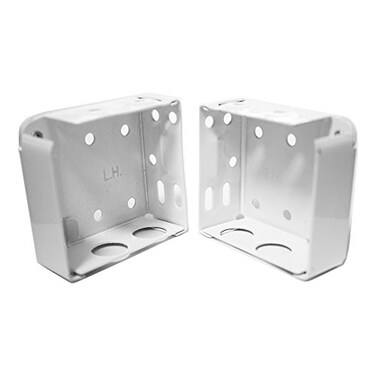 Delta Blinds High Profile Box Mounting Bracket Set White