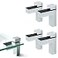 AWEN 4pcs Solid Metal Adjustable WoodGlass Shelf Bracket Wall MountShelf Holders328mm Thick Adjustable Shelf Bracket 25lbs Load