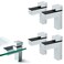 AWEN 4pcs Solid Metal Adjustable WoodGlass Shelf Bracket Wall MountShelf Holders328mm Thick Adjustable Shelf Bracket 25lbs Load