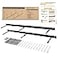 BATODA 32 Heavy Duty Floating Shelf Bracket 2 pcs Solid Steel Blind Shelf Supports Hidden Brackets for Floating Wood Shelves Kitchen Living Room Shelving Mounting Hardware Included Pack 2