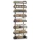X-cosrack Xcosrack 8Tier Adjustable Spice Rack WallMounted SpaceSaving Organizer with Mixed Baskets LargeCapacity Seasoning Holder for Kitchen Pantry Black