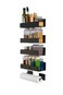 EUNOMOS Magnetic spice rack set for refrigerator space saver with rack Strong magnetic shelf for fridge extra storage Seasoning organizer for Kitchen