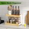 MARTY 2 Tier Spice Rack Organizer for Countertop 158L Coffee StationBathroom Organizer Countertop Counter Shelf Desktop Storage Organizer for Kitchen Bedroom Office