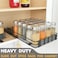 SpaceAid Pull Out Spice Rack Organizer for Cabinet Heavy Duty Slide Out Seasoning Kitchen Organizer Cabinet Organizer with Labels and Chalk Marker 85 W x1075 D x25 H 1 Drawer 1Tier