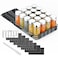 SpaceAid Pull Out Spice Rack Organizer for Cabinet Heavy Duty Slide Out Seasoning Kitchen Organizer Cabinet Organizer with Labels and Chalk Marker 85 W x1075 D x25 H 1 Drawer 1Tier