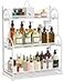 YIUKEA Bathroom Counter Organizer Spice Rack Countertop 3 Tier Counter Shelf Organizer for Bathroom Kitchen Bedroom Foldable White