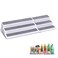 CiWiVOKi 3 Tier Expandable Spice Rack Organizer Plastic Spice Rack Adjustable Length 146In258In NonSkid Tiered Spice Shelf Organizer for Kitchen Cabinet Cupboard Pantry WhiteGrey