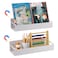 Vetacsion Metal Magnetic Book Shelf For Whiteboard 2 Pack Magnetic Shelves For Classroom