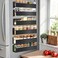 SMRCAD Magnetic Spice Rack for Refrigerator 6pack Magnetic Shelf for Fridge Space Saving Seasoning Organizer for Kitchen storage Any Metal Surface No Drilling Needed 6packBlack