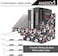 ANSSDO 6 Pack Cardboard Magazine Holder Premium Magazine File Organizer Large Volume Storage Box as Book Bins or Folder Holder for Desk Black Floral