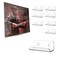 BLOLYO Clear Acrylic Record Shelf Wall Mount Display 8 Pack Album Holder Stand