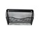 Huron Hanging Wall File Organizer Mail Sorter Document Folder Holder Clipboard Storage Organization Black Metal Mesh