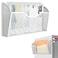 LQPAFZ Magnetic File Holder 1 Pockets File Folder Organizer Office Hanging Magazine Rack for File Cabinets Magnetic Paper Holder No Drilling Mail Organizer for Refrigerator Office