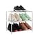 Xerhnan 3Tier Stackable Small Shoe Rack Lightweight Shoe Shelf Storage Organizer for Entryway Hallway and ClosetWhite