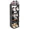 Kitstorack Shoe Racks for Closet 5 Tiers Stackable Shoe Rack for Front Door Entrance Free Standing Plastic Shoe Stand Narrow Tall Vertical Shoe Rack Closet Shoe Organizer for Small Spaces Shoe Storage