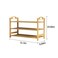 UDEAR Bamboo Shoe Rack 3Tier Shoe Storage Organizer Entryway Shoe Shelf