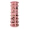 SpaceAid 7 Tier Rotating Shoe Rack Tower Spinning Shoe Display Lazy Susan Revolving 360 Shoe Rack Storage Round Carousel Vertical Handbag Rotate Shoes Closet Organization 7Tier Pink