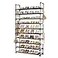 LANTEFUL Tall Shoe Rack 10 Tier Shoe Organizer Large Shoe Shelf with 18 Hooks Storage for 50 Pair Stackable Vertical Shoe Rack Organizer for Closet Entryway Bedroom
