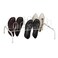 Household Essentials 9Pair Wire Shoe Rack White