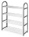 Whitmor 4Tier Compact Closet Shelves Gray