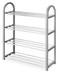 Whitmor 4Tier Compact Closet Shelves Gray